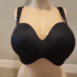 Cacique Bra 44DD Black Underwire Lined
